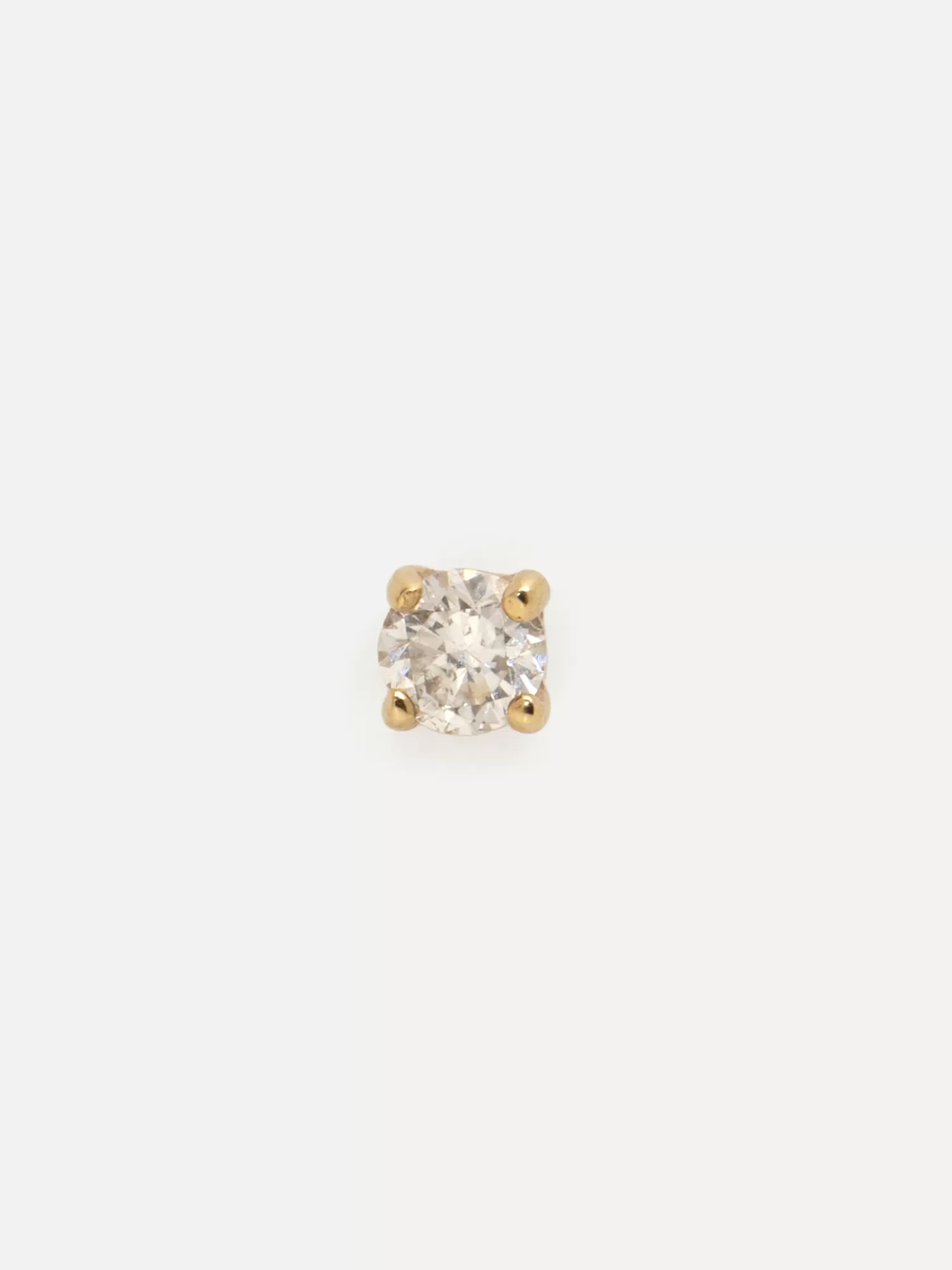 Les Soeurs 14K Boucle D'Oreille Joe One Diamond Clearance