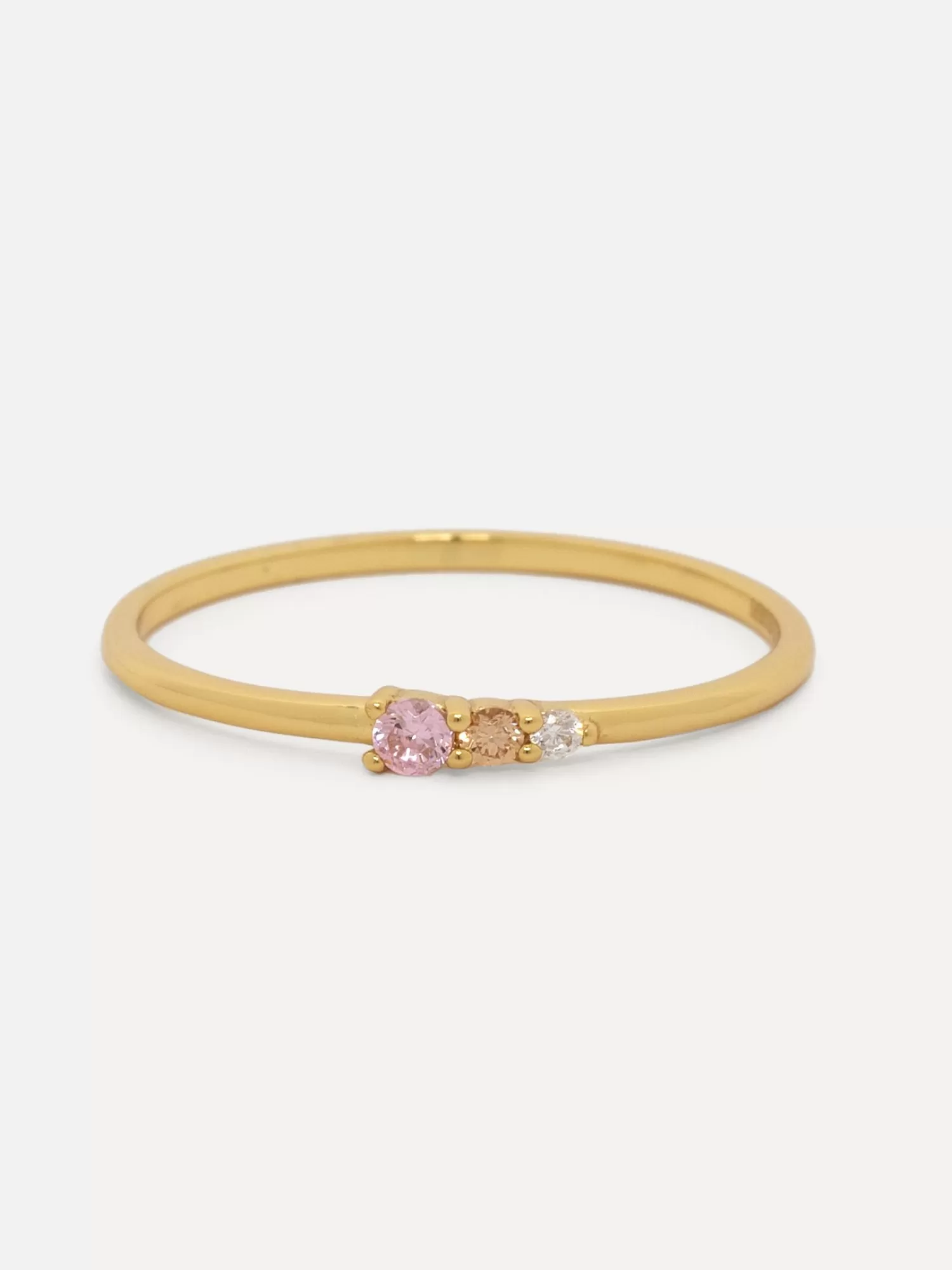 Les Soeurs Bague Chloe Vintage Triple Pierre Flash Sale