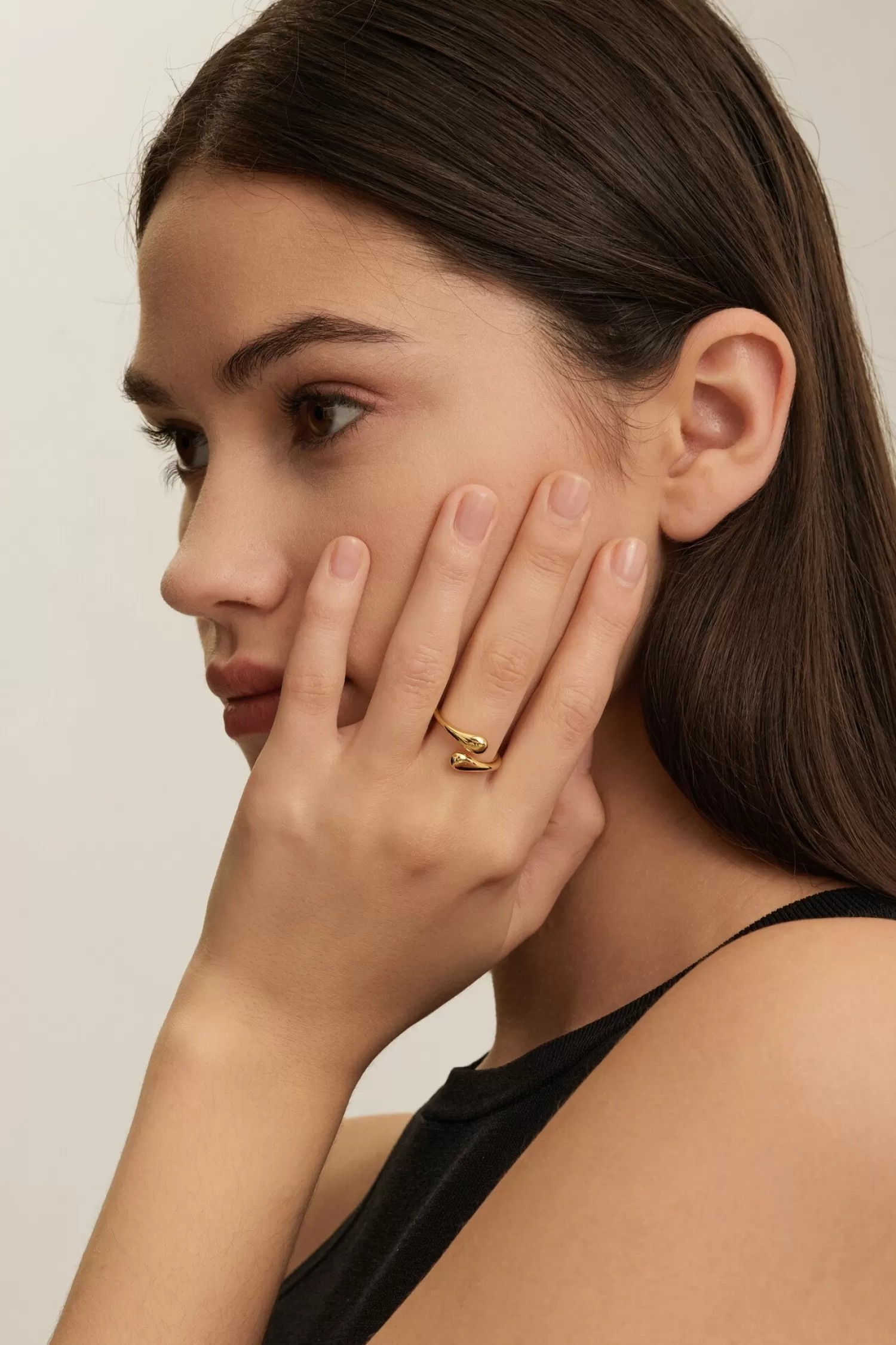 Les Soeurs Bague Gilda Waterdrops Gold Cheap