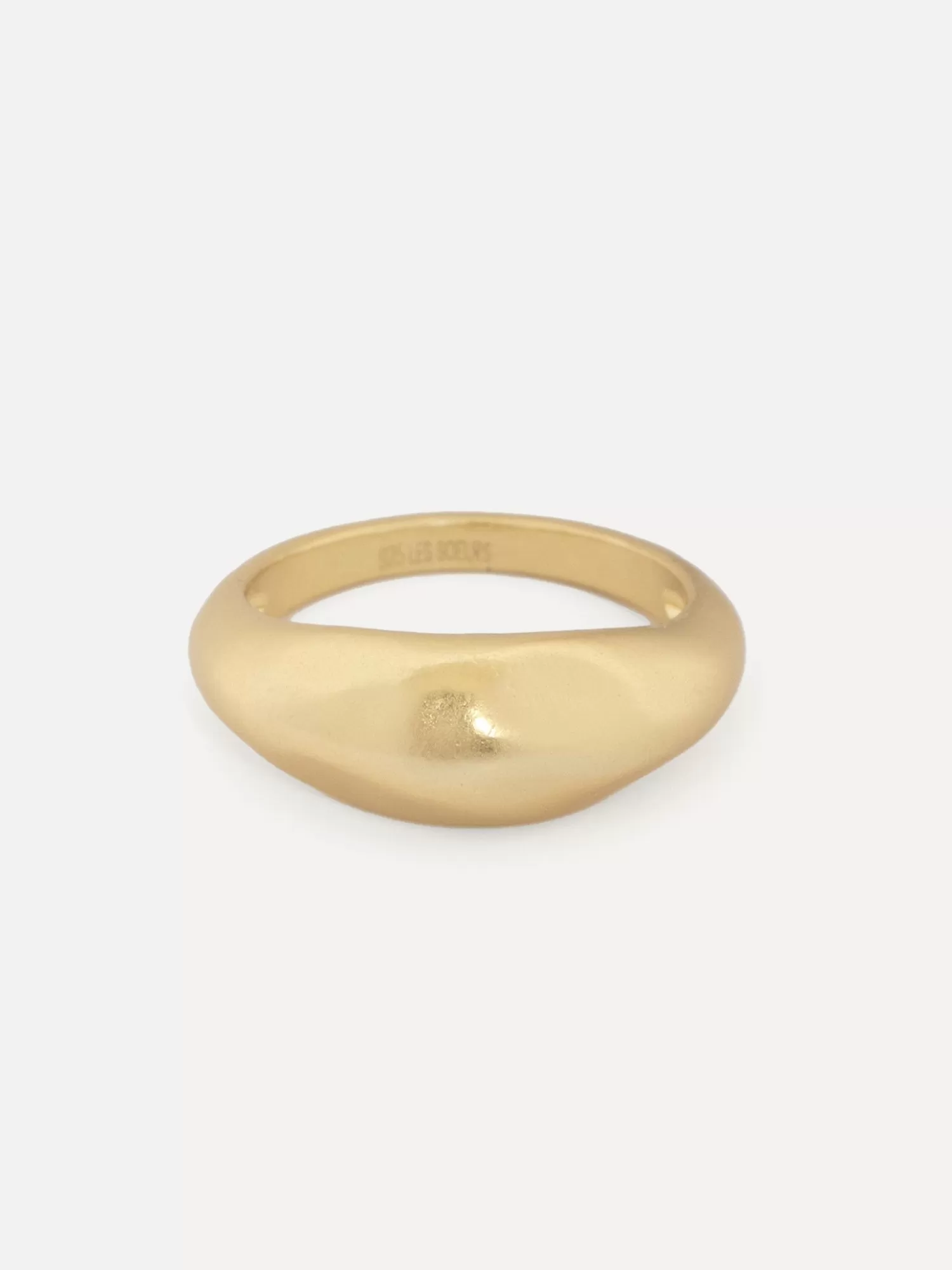 Les Soeurs Bague Gioia Hammered Dome Gold Best