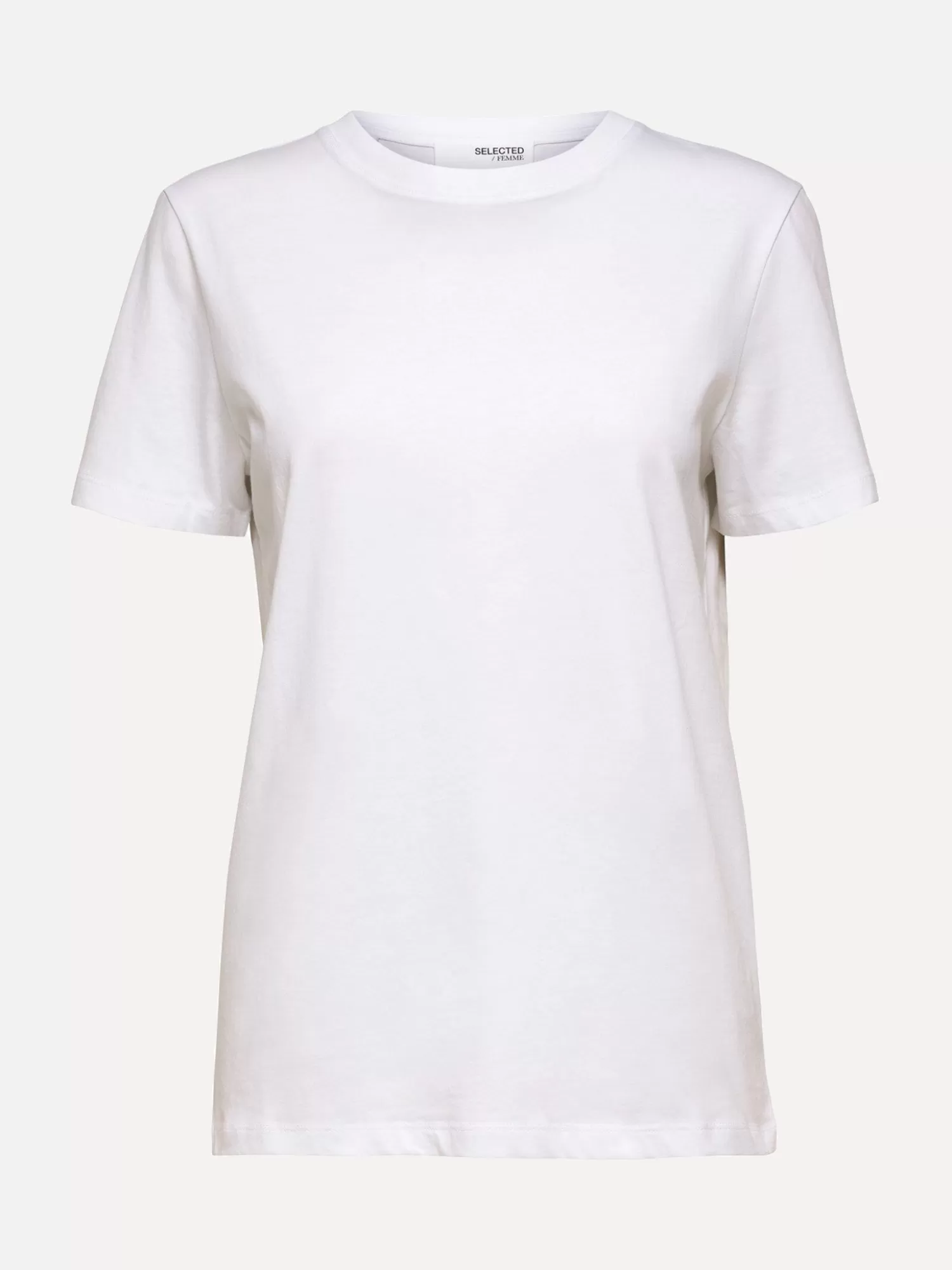 Selected Basic T-Shirt Bright White Best Sale