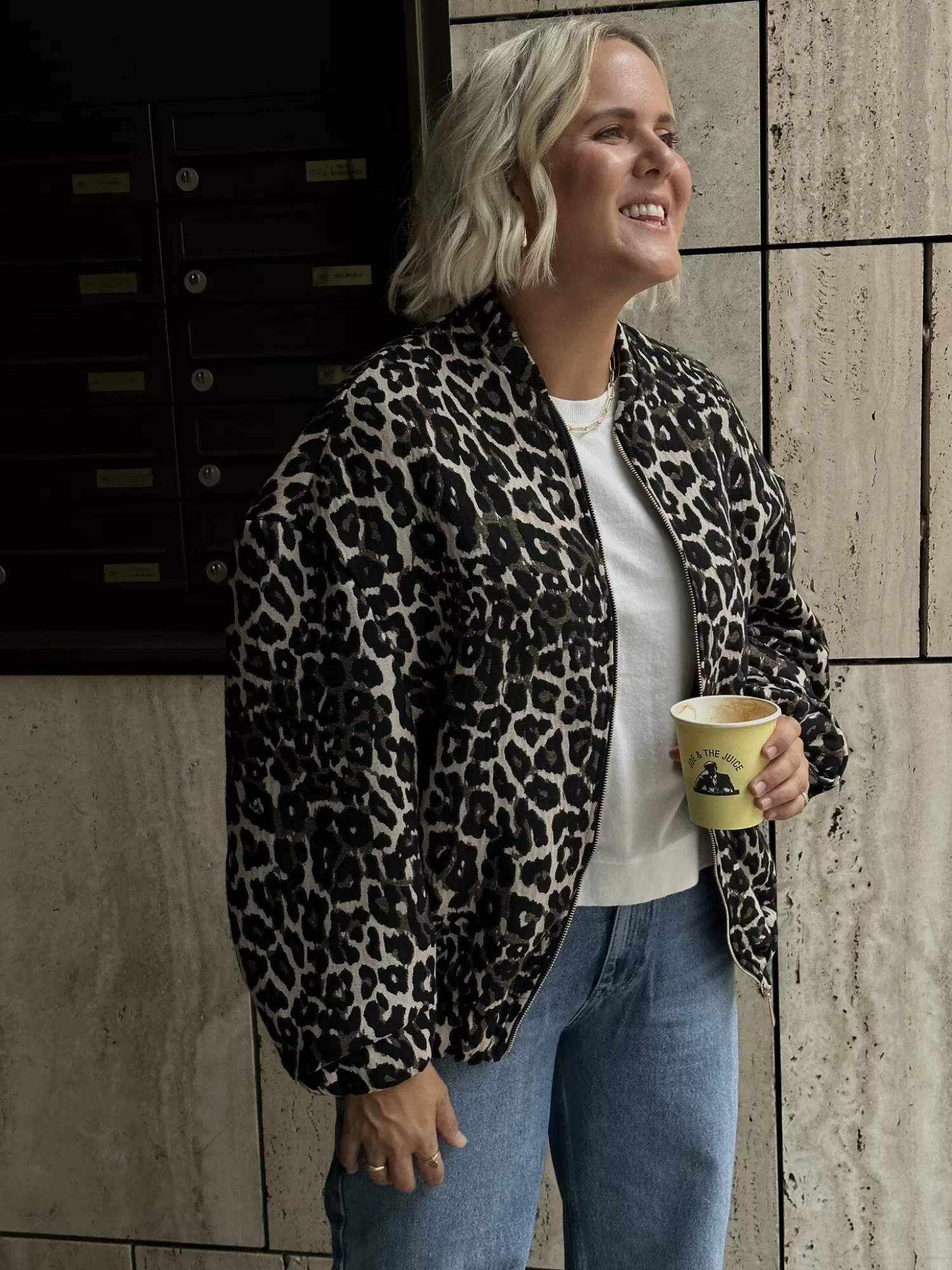 Le Marais Bomber Oscar Leopard Flash Sale