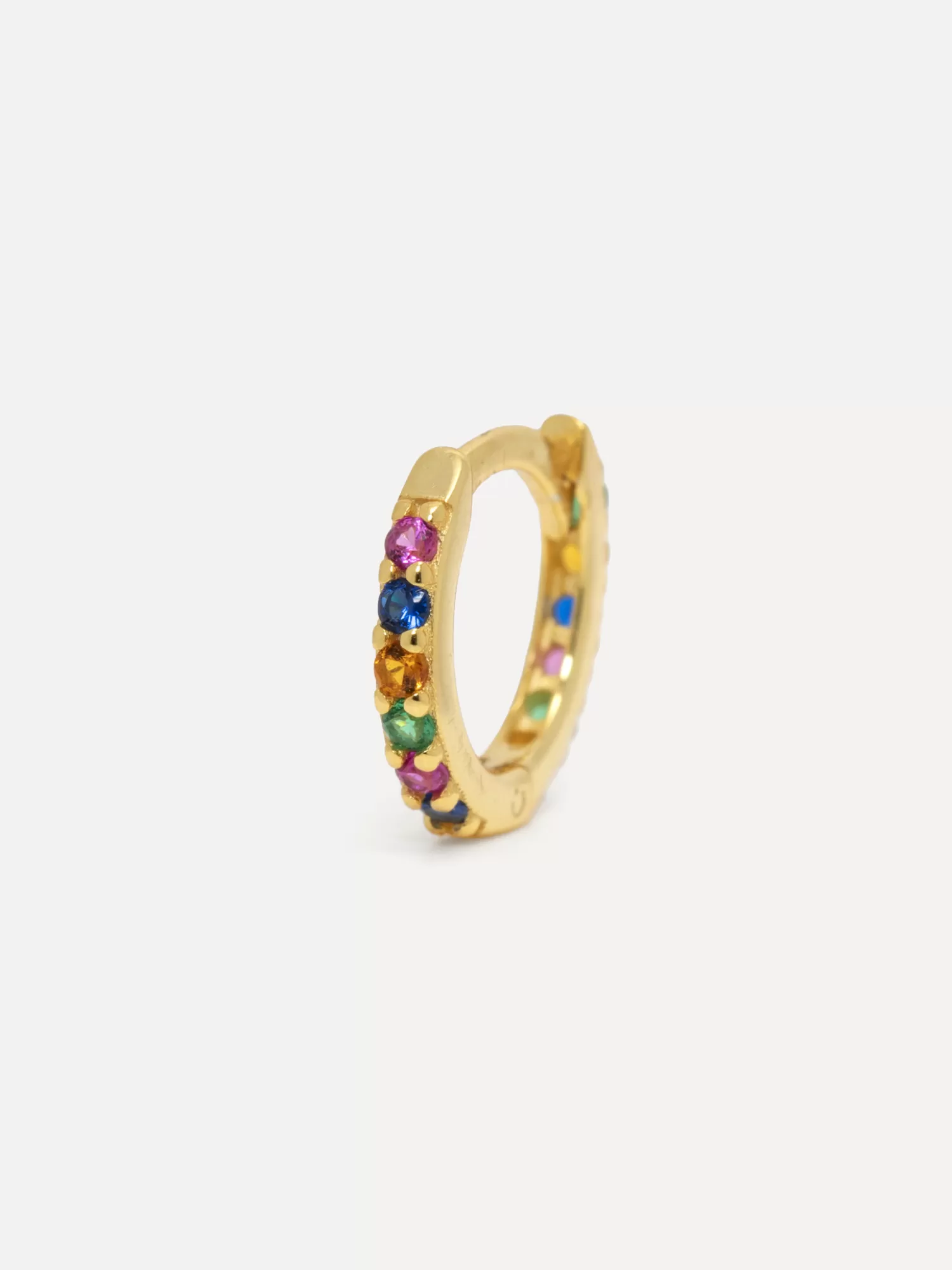 Les Soeurs Boucle D'Oreille Jeanne Strass Multicolore Shop
