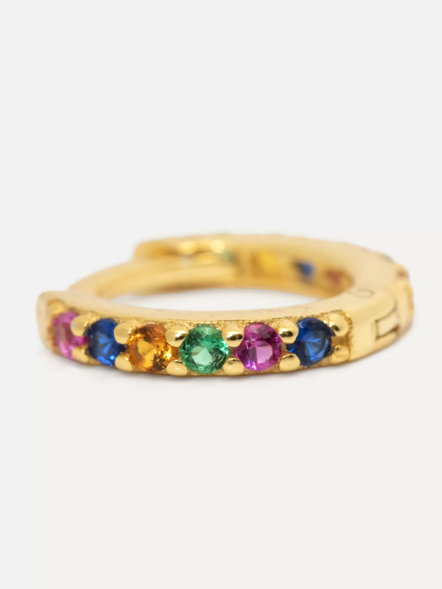 Les Soeurs Boucle D'Oreille Jeanne Strass Multicolore Shop
