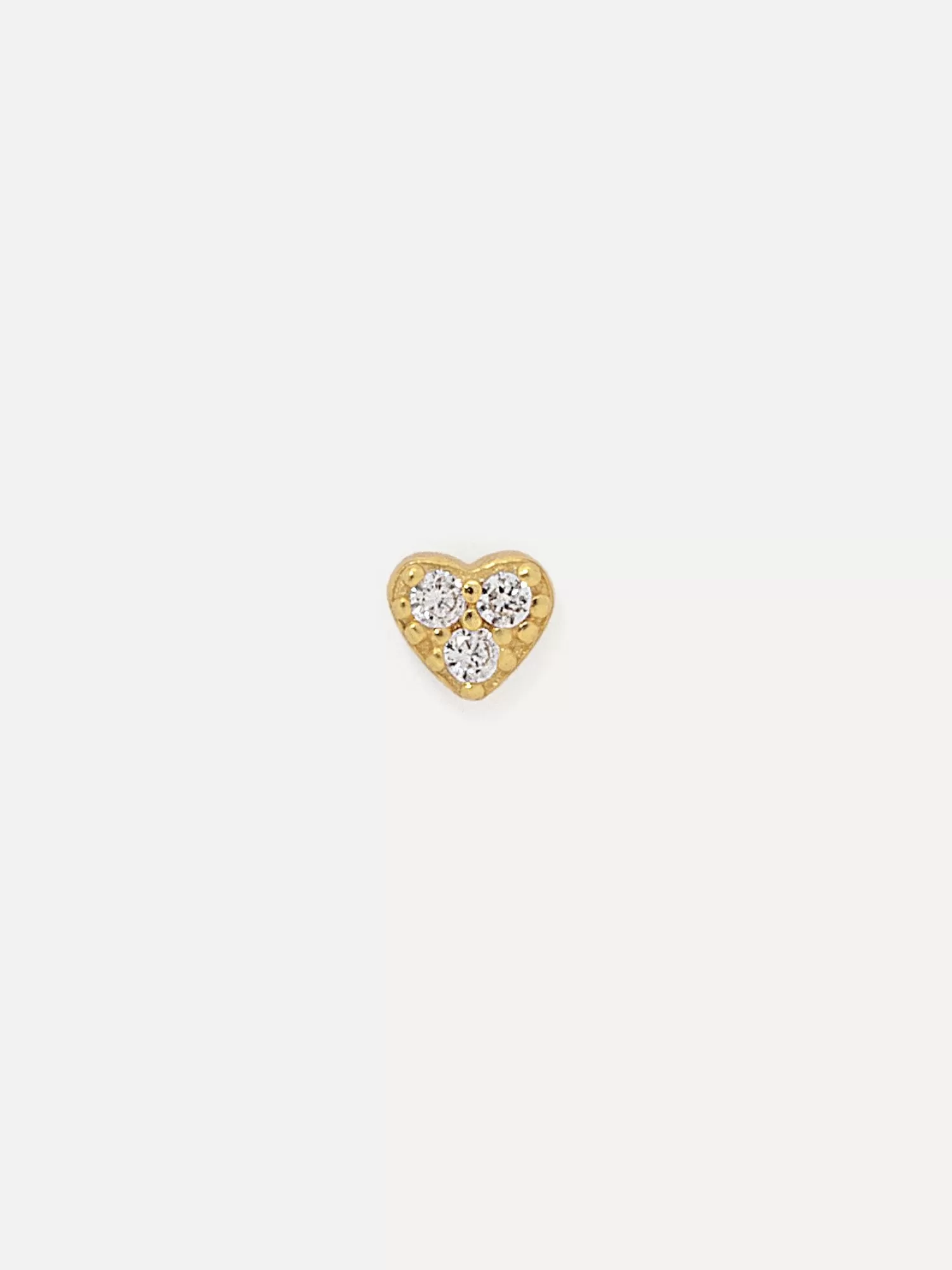 Les Soeurs Boucle D'Oreille Jolie Coeur Strass Flash Sale