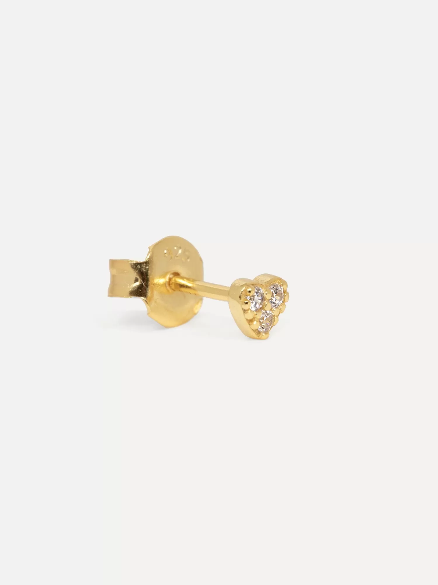 Les Soeurs Boucle D'Oreille Jolie Coeur Strass Flash Sale