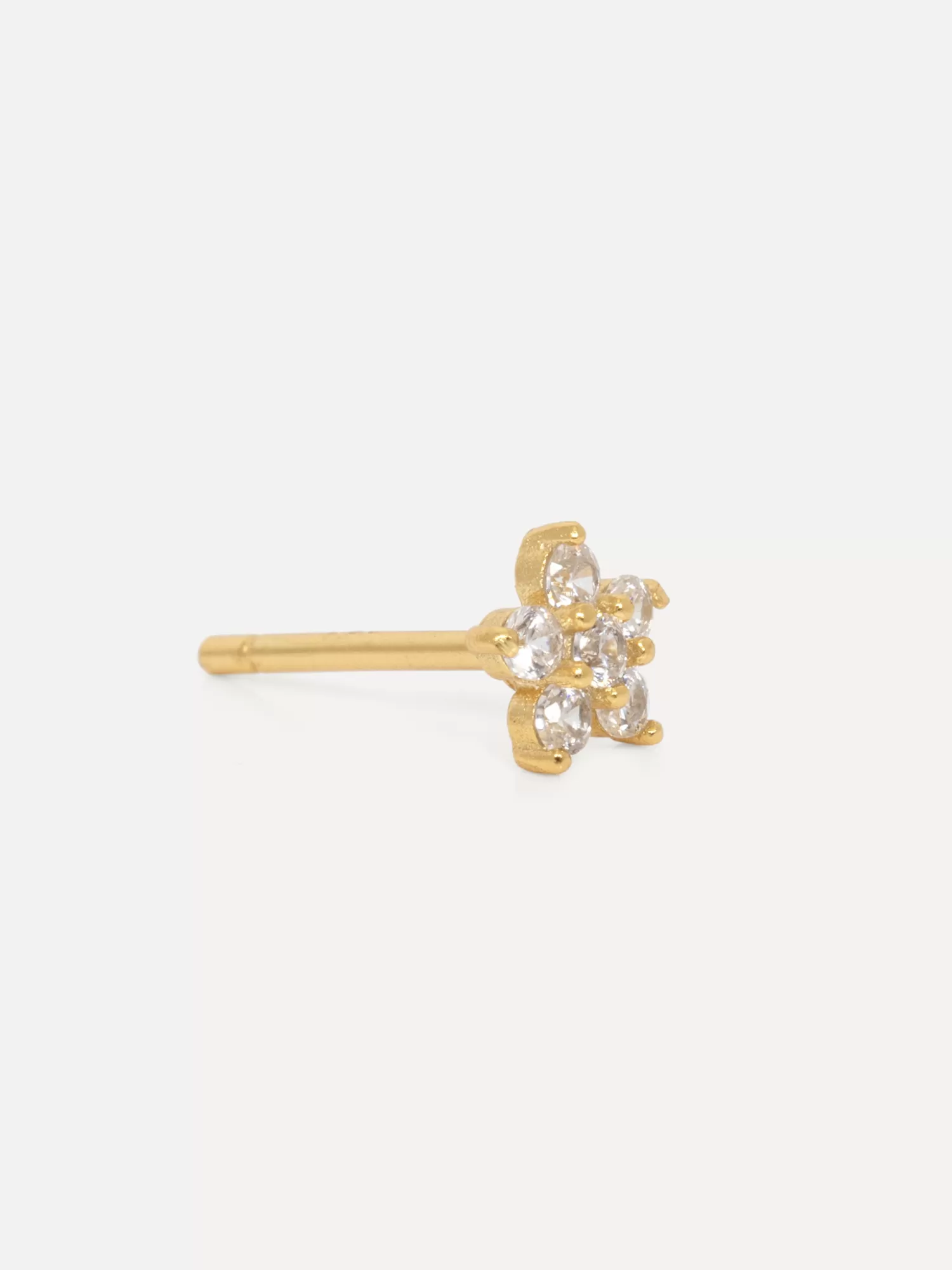 Les Soeurs Boucle D'Oreille Jolie Fleur Strass New