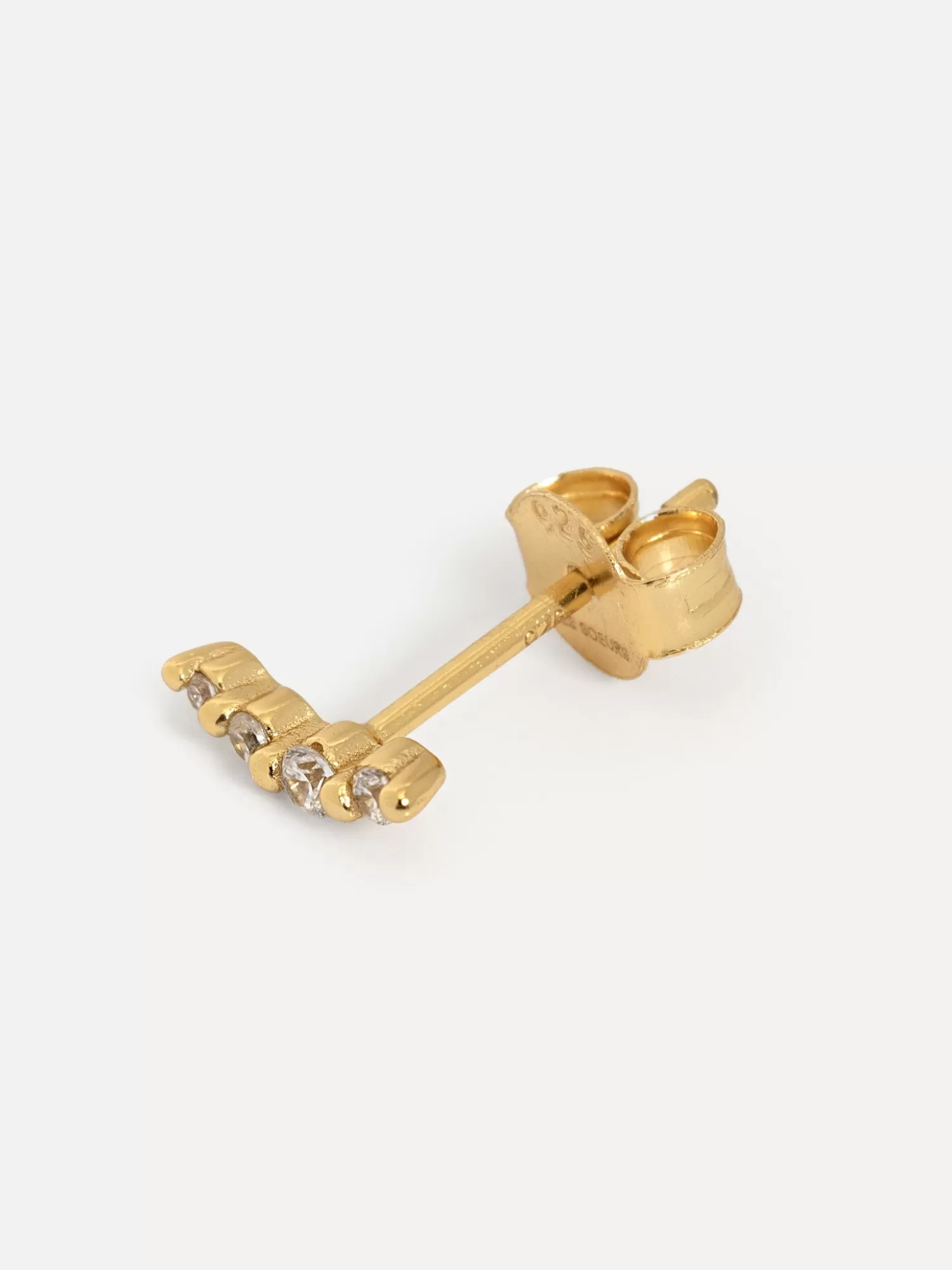 Les Soeurs Boucle D'Oreille Louise 4 Dots Strass Gold Shop