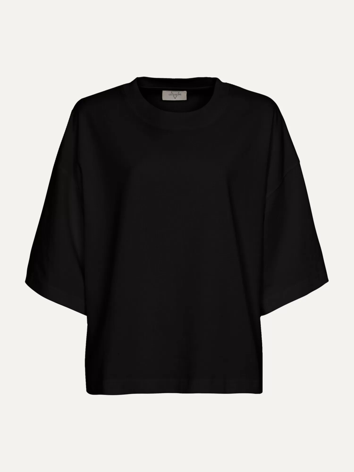 Les Soeurs Boxy T-Shirt Tiara Black Online