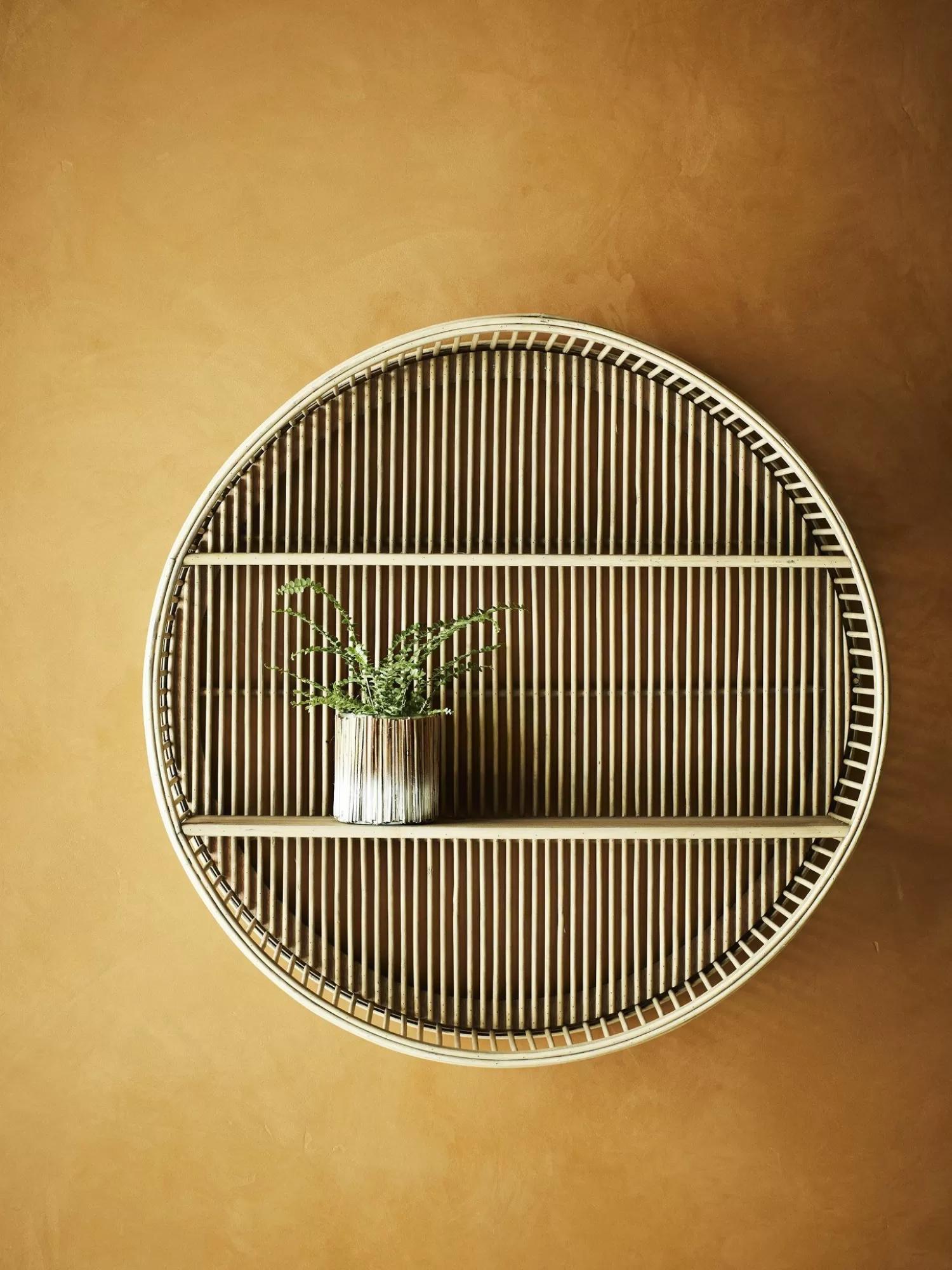 Madam Stoltz Etagere Ronde En Bambou Fashion