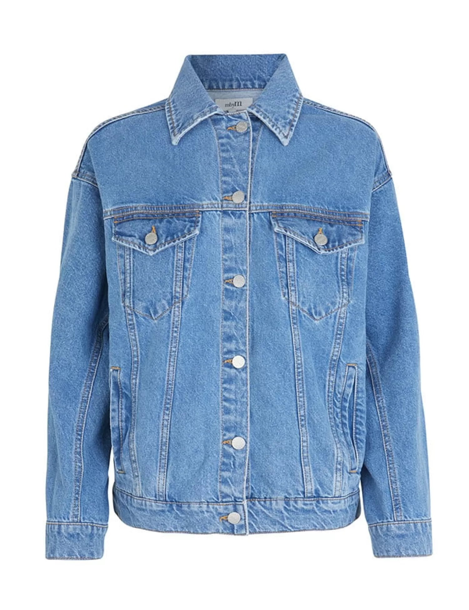 MBYM Gilet En Denim Renee Blazing Blue Washed Best