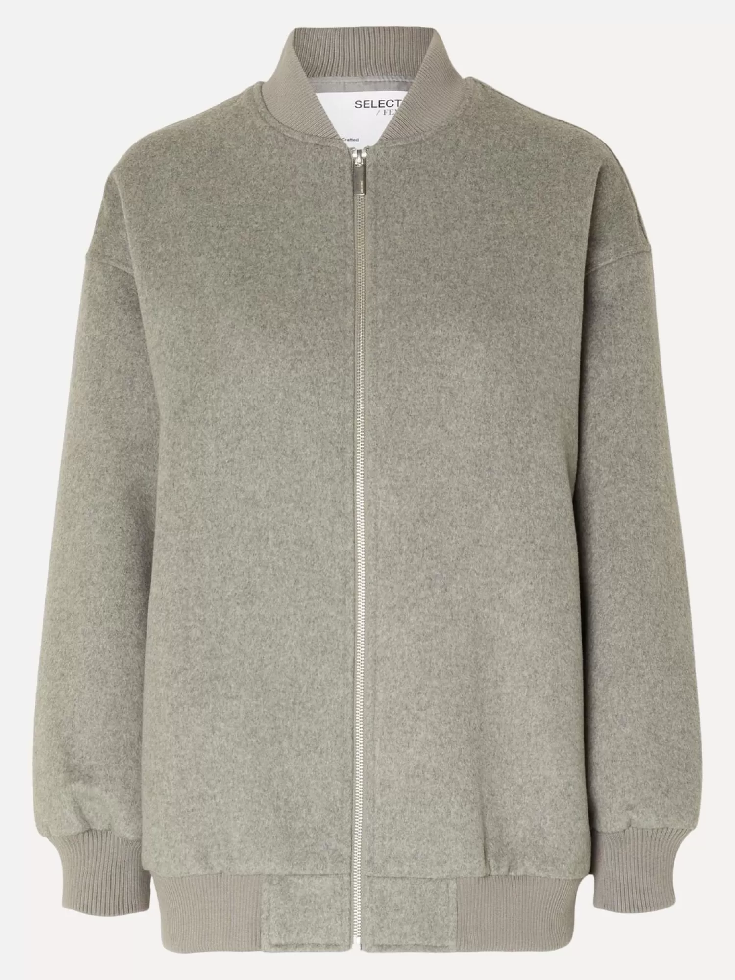 Selected Laine Bomber Celine Grey Melange Store