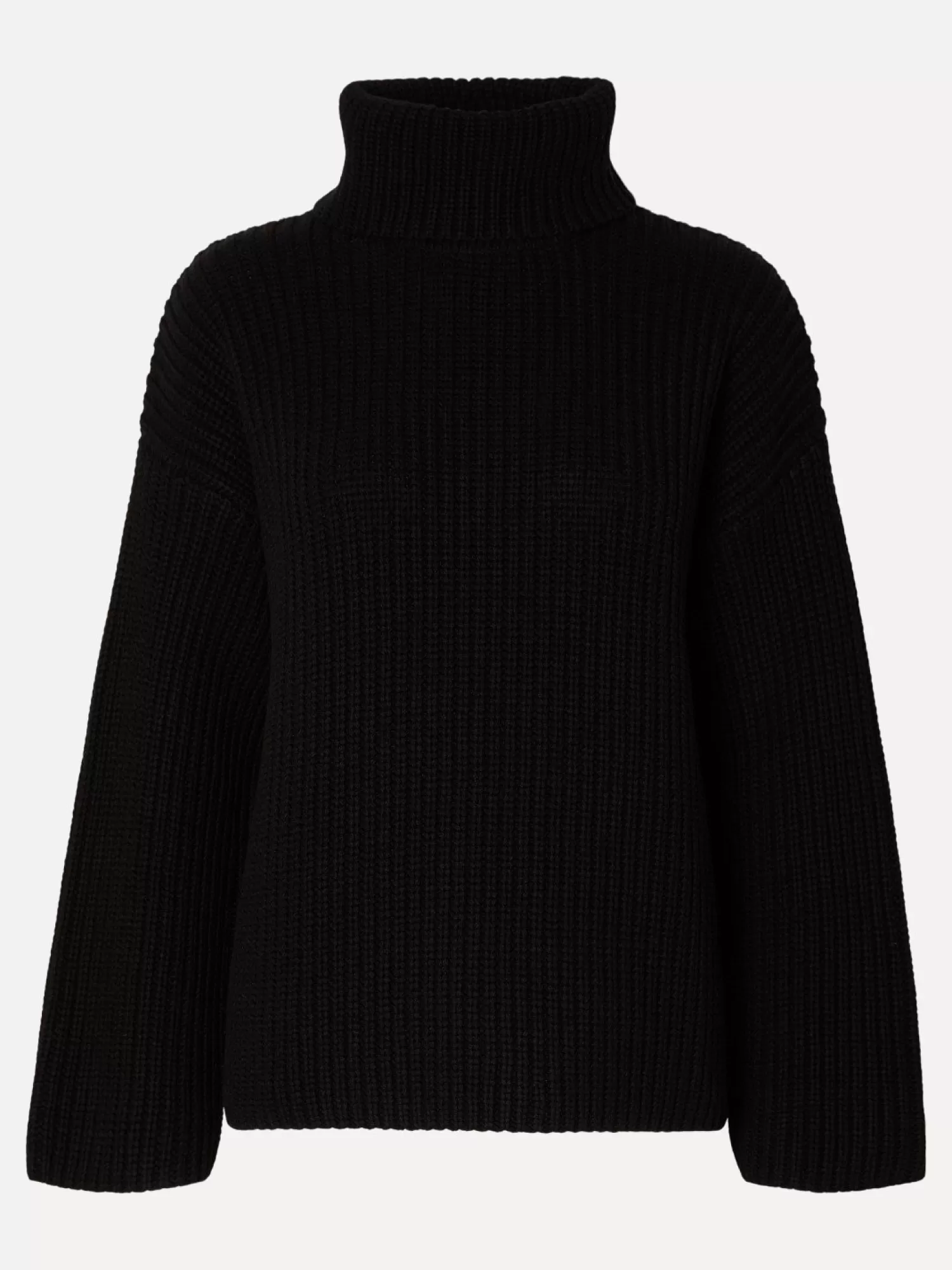 Selected Oversize Pull En Maille Epaisse Sefika Black Fashion