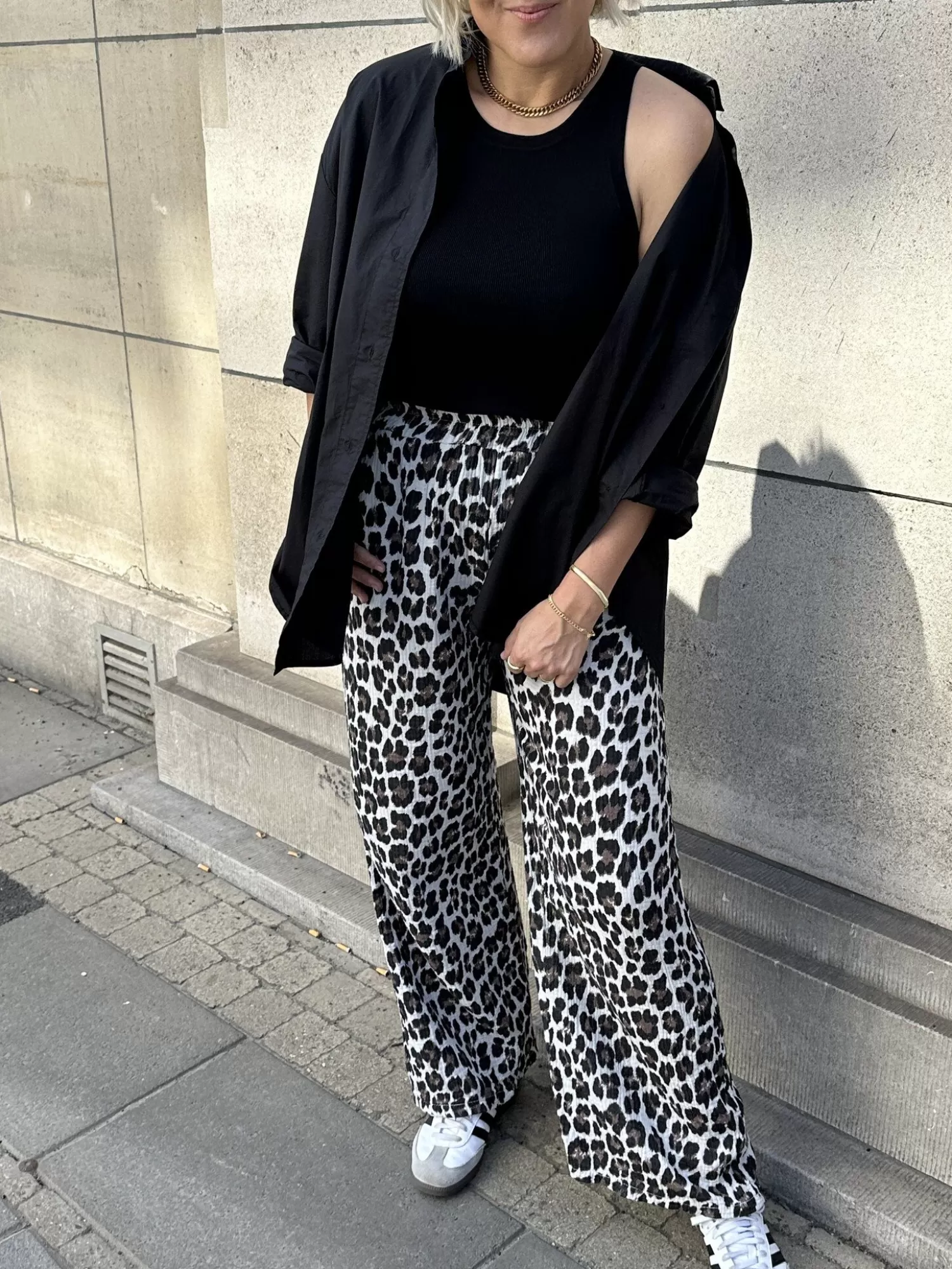 Le Marais Pantalon Blake Leopard New