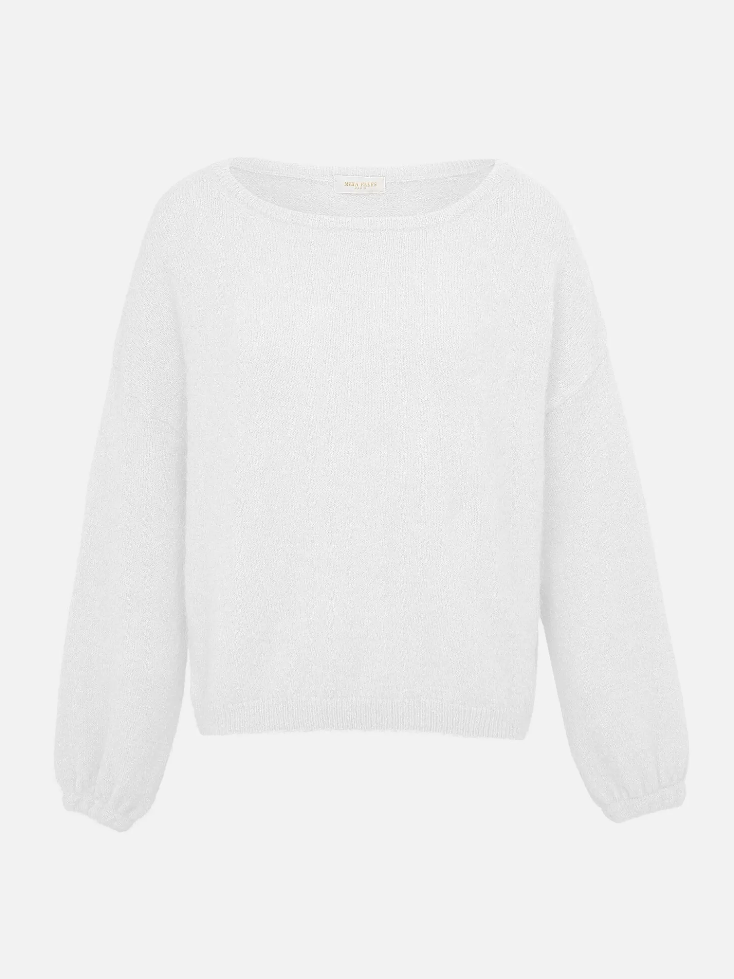 Le Marais Pull En Maille Axelle White Cheap