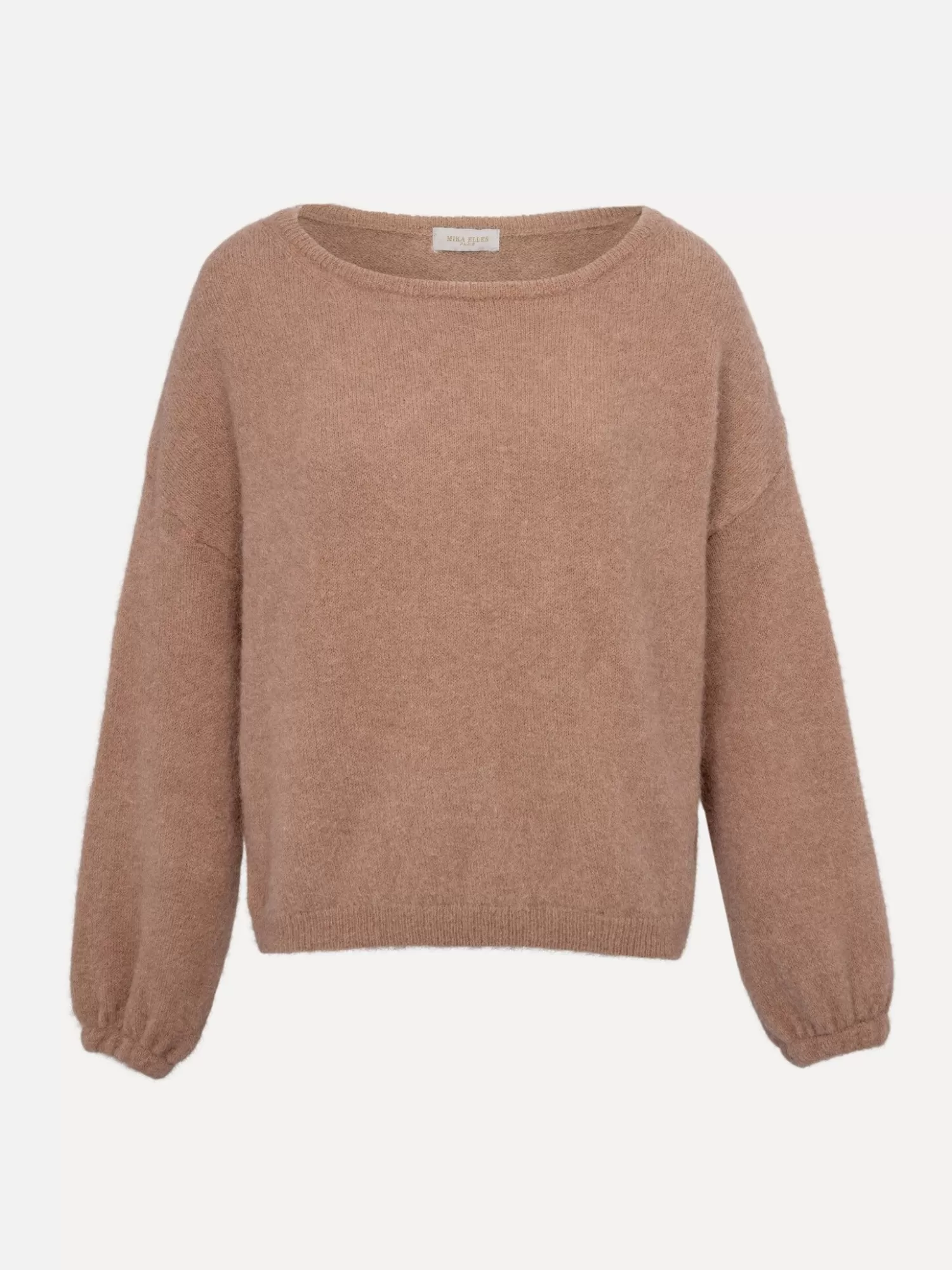 Le Marais Pull En Maille Axelle Camel Best Sale