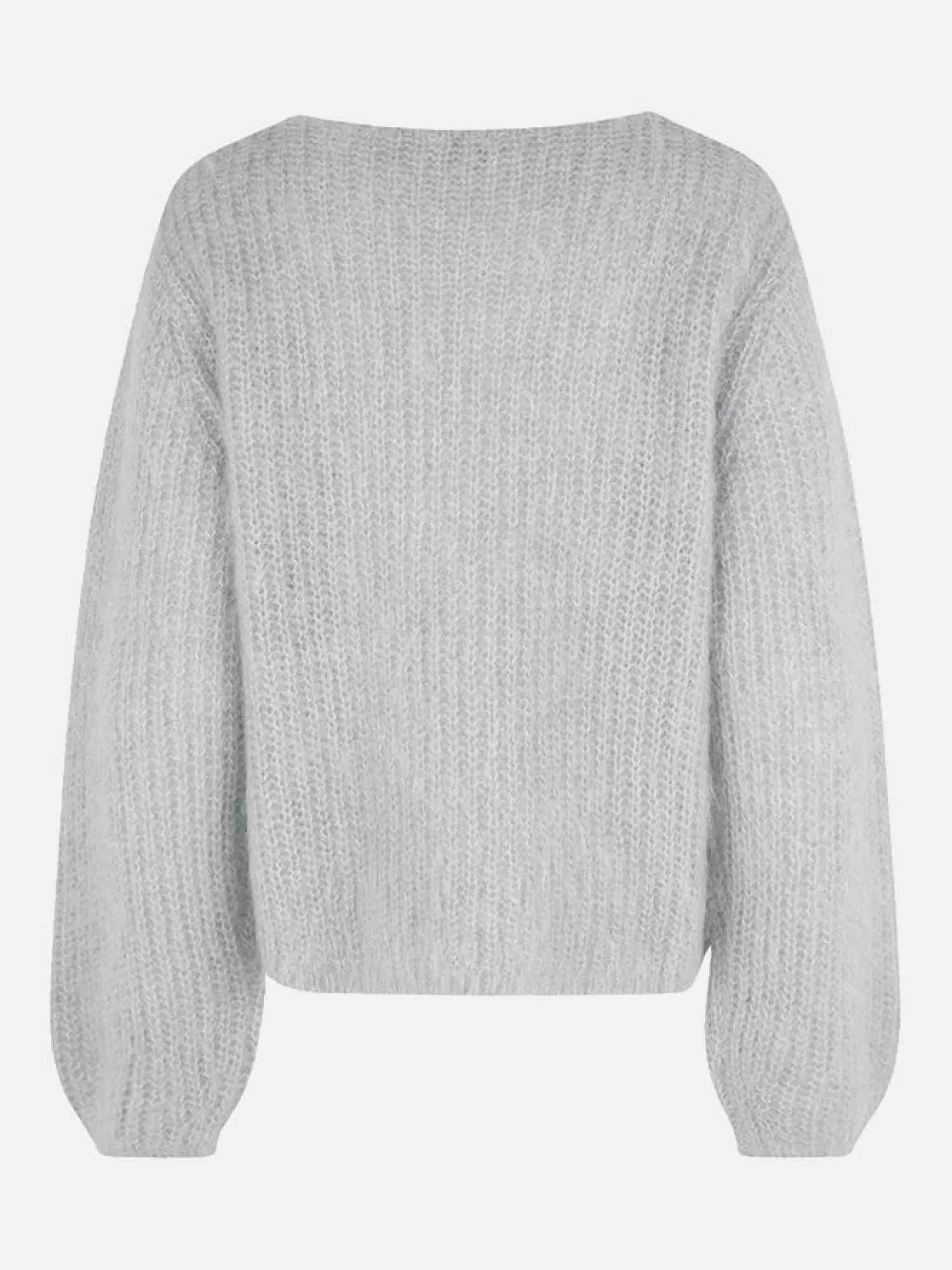 MBYM Pull En Maille Corucci Letizia Light Grey Melange Sale