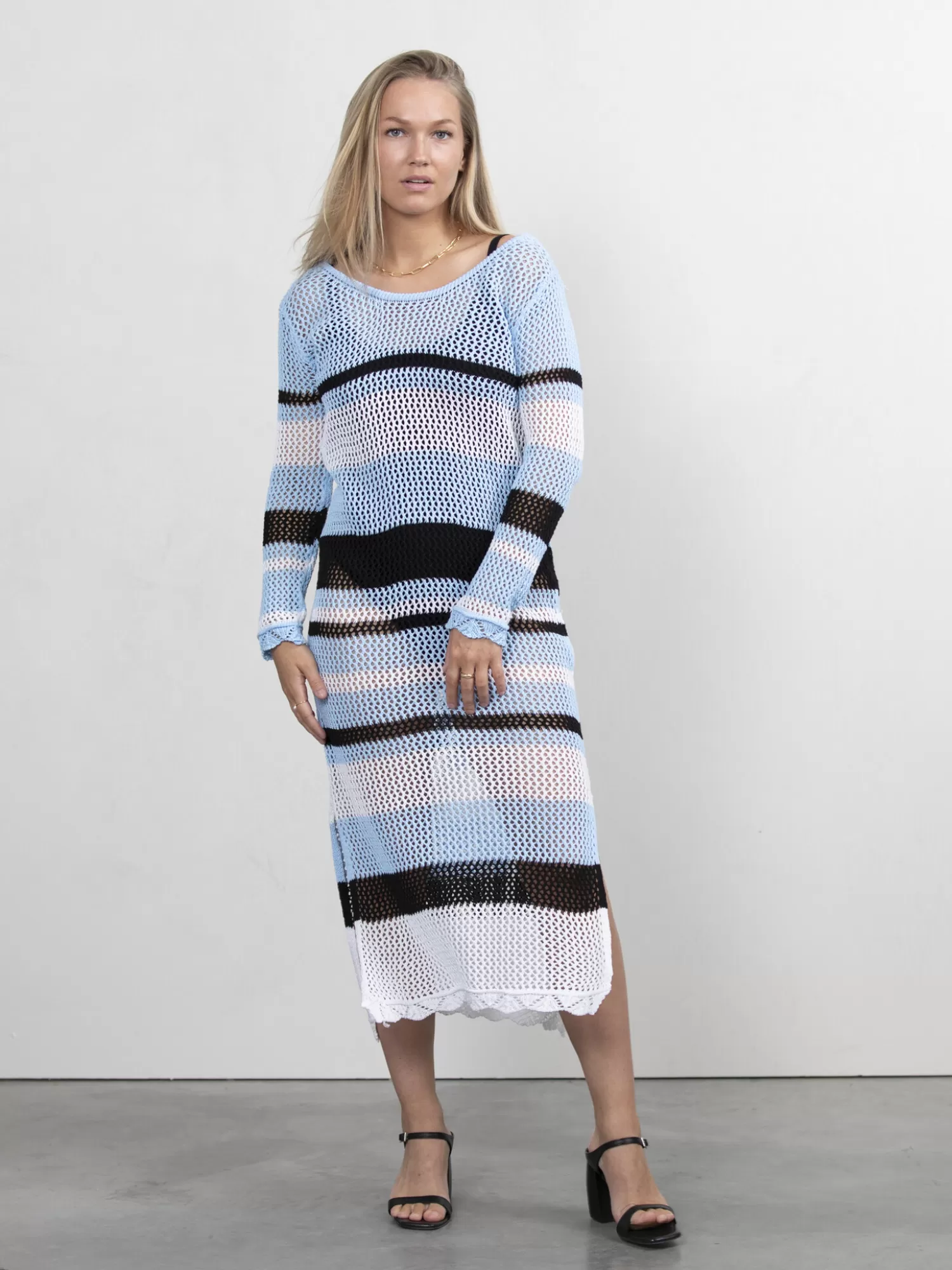 Le Marais Robe En Crochet A Rayures Ivy Striped Online