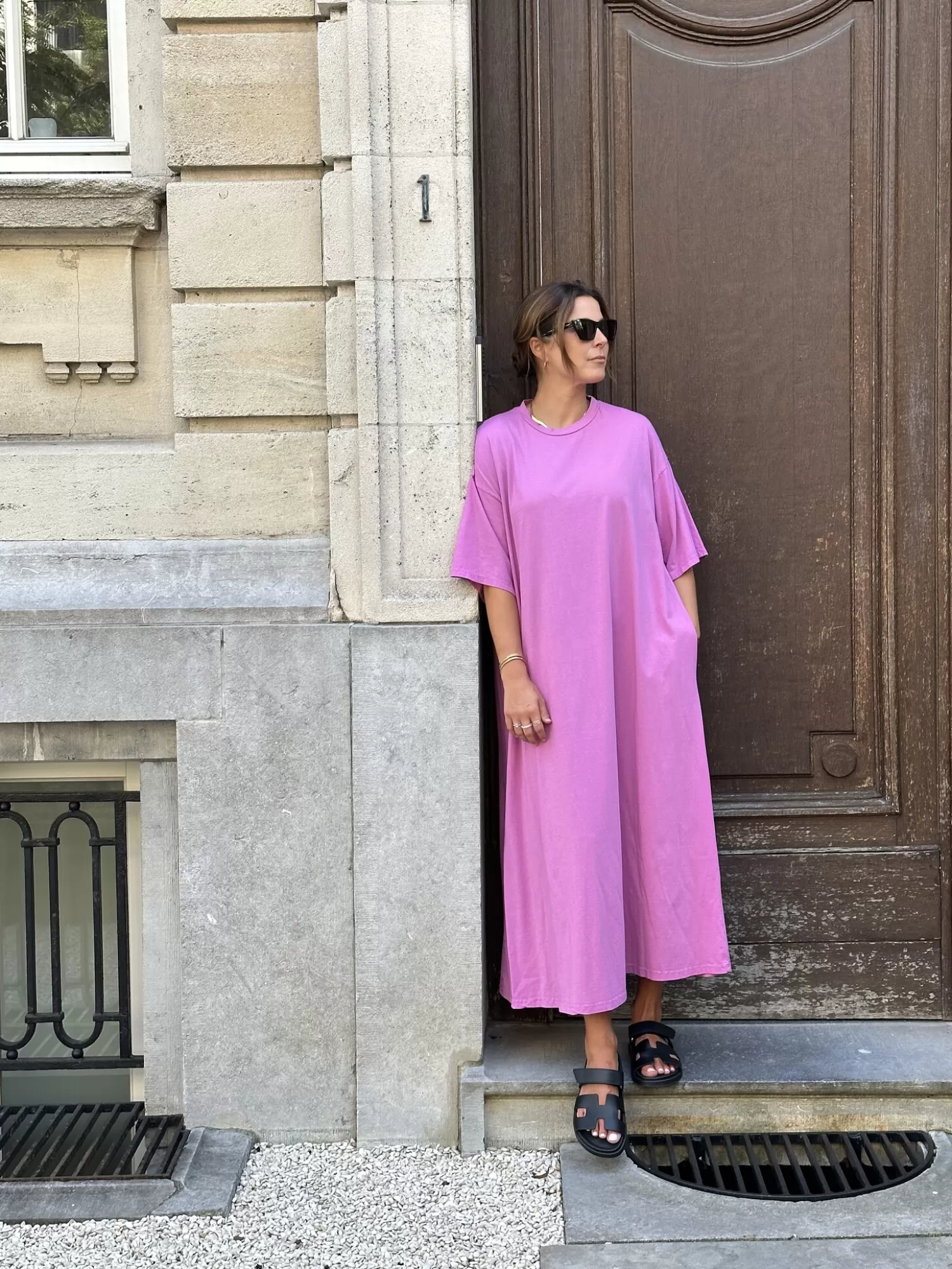 Le Marais Robe T-Shirt Yara Mauve Sale