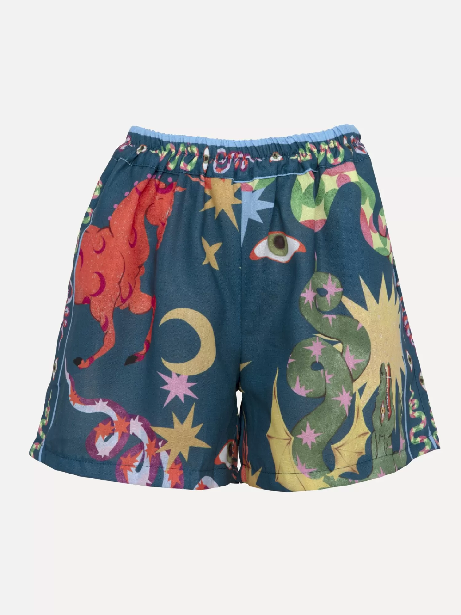 Le Marais Short Dragon Blue Fashion