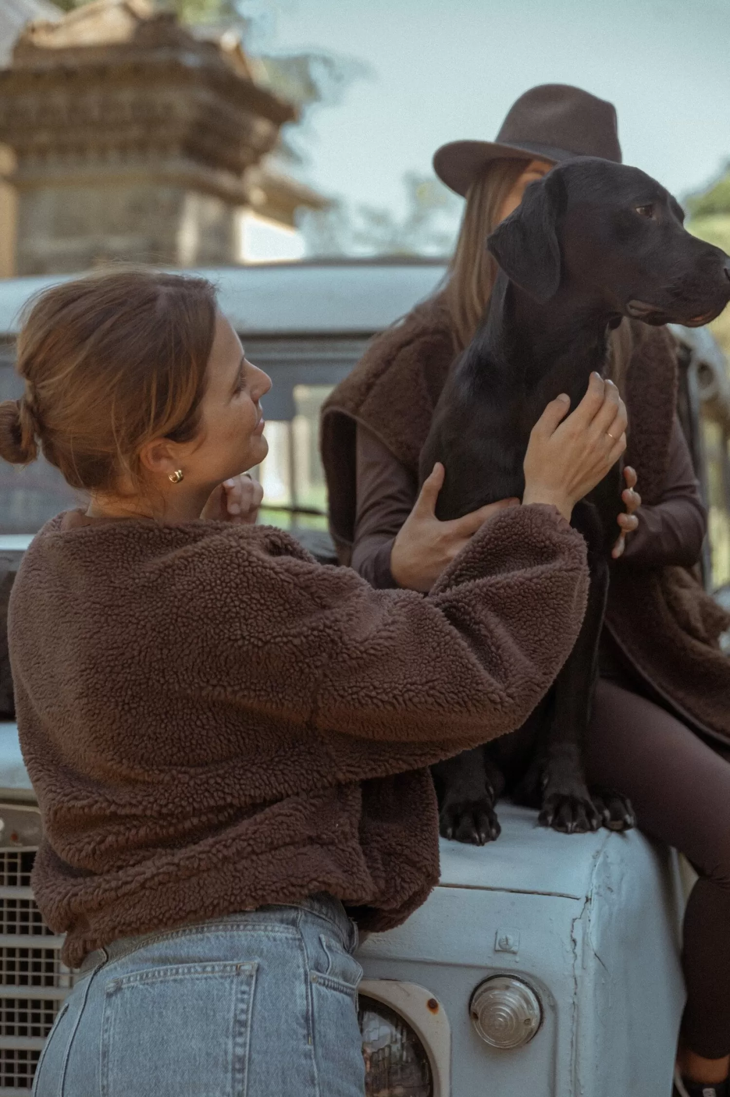 Les Soeurs Sweat Teddy Alies Brown Clearance