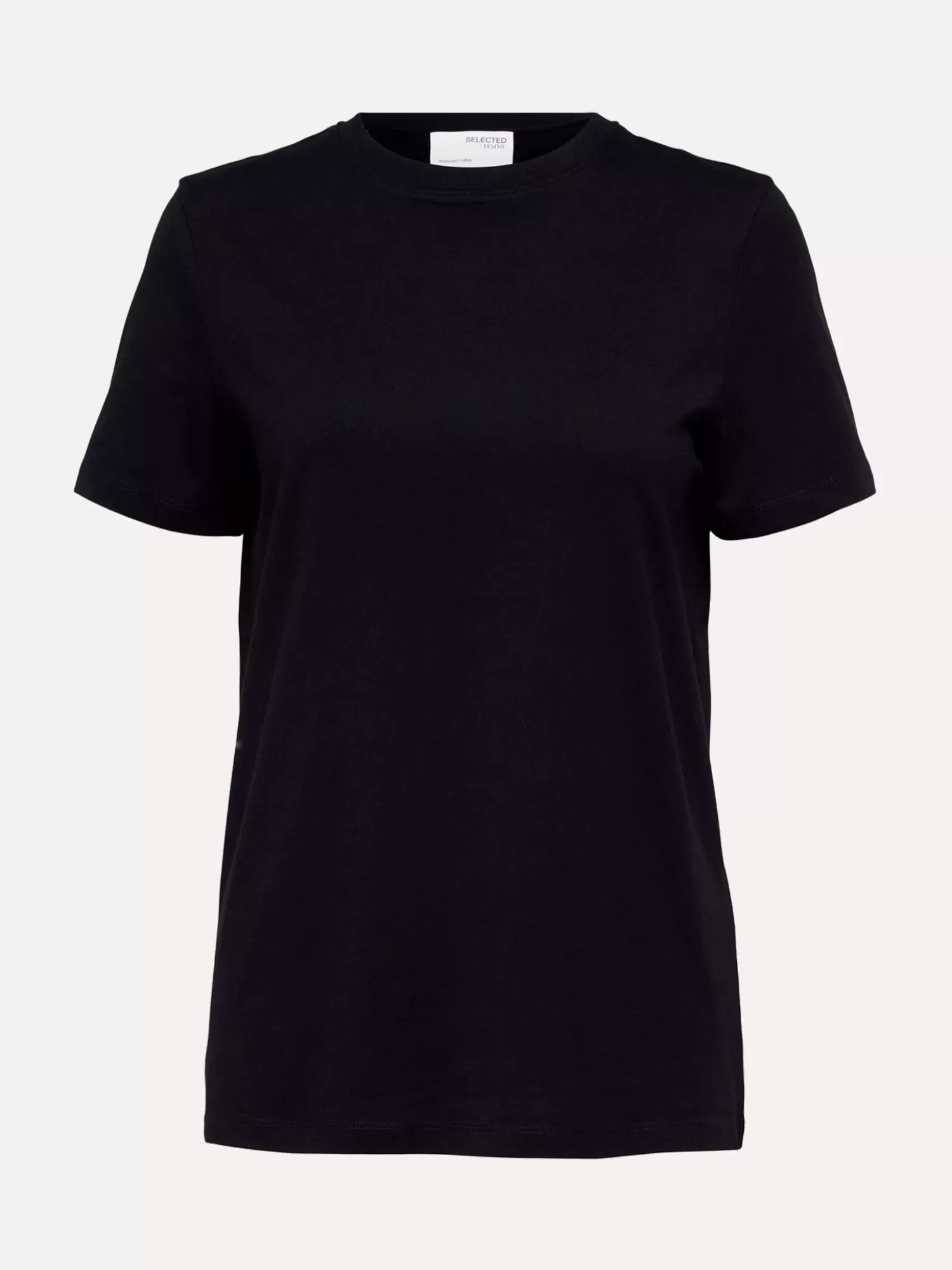 Selected T-Shirt Basic Black Online