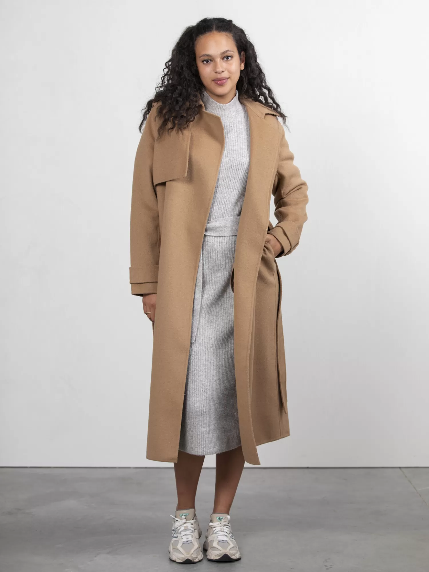 Edited Wool Trench Julianne Tigers Eye Sale